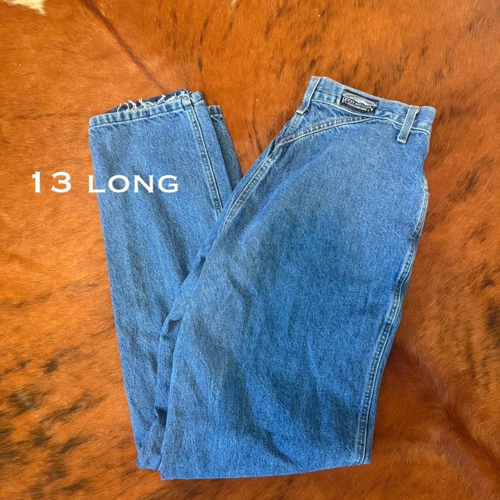Rockies Blue Straight Leg Jeans Classic Style